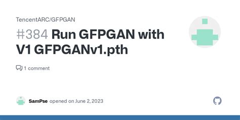 tencentarc|tencentarc gfpgan run with.